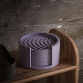 4 coasters with stand mould