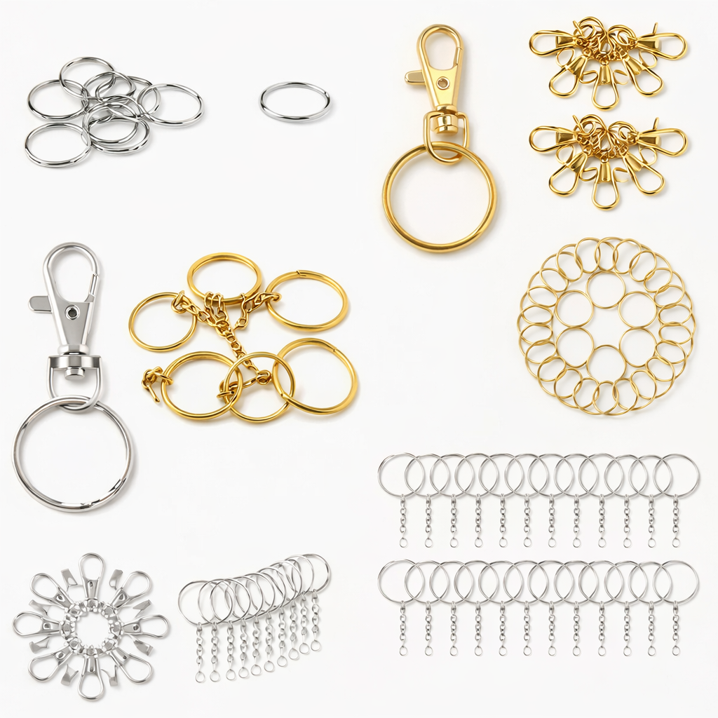 Keychain Making Supplies India | Rings, Hooks & Tools JorshorStore ...