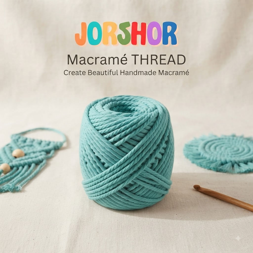Macramé Thread– 200g ( Ocean Green Colour )
