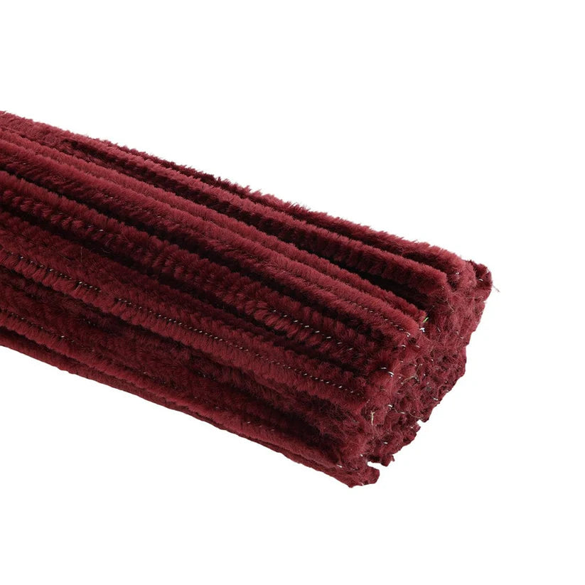 Maroon color Pipe Cleaners, Pipe Cleaners Craft, Arts and Crafts for Kids, Crafts, Craft Supplies, Art Supplies (pack of 100)
