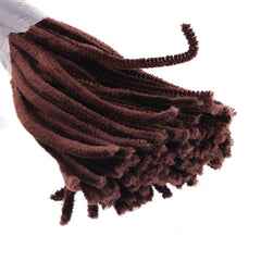 Dark Brown color Pipe Cleaners, Pipe Cleaners Craft, Arts and Crafts for Kids, Crafts, Craft Supplies, Art Supplies (pack of 100)