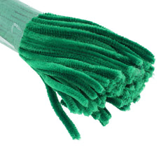 Dark Green color Pipe Cleaners, Pipe Cleaners Craft, Arts and Crafts for Kids, Crafts, Craft Supplies, Art Supplies (pack of 100)