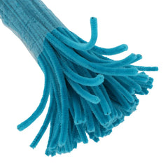 Peacock Blue color Pipe Cleaners, Pipe Cleaners Craft, Arts and Crafts for Kids, Crafts, Craft Supplies, Art Supplies (pack of 100)