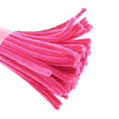 Magenta color Pipe Cleaners, Pipe Cleaners Craft, Arts and Crafts for Kids, Crafts, Craft Supplies, Art Supplies (pack of 100)