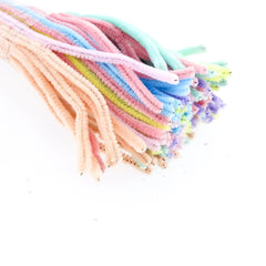 Pastel Multicolor Pipe Cleaners, Pipe Cleaners Craft, Arts and Crafts for Kids, Crafts, Craft Supplies, Art Supplies (pack of 100) (Copy)