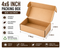 4x6 Inch brown Packing Box