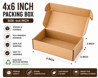 4x6 Inch brown Packing Box