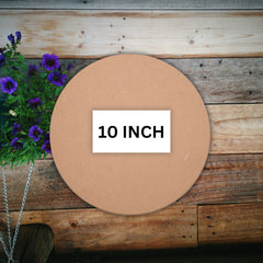 10 INCH MDF CLOCK BASE