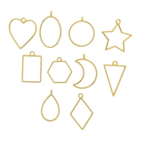 10 In 1 Golden Bezels Set
