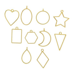 10 In 1 Golden Bezels Set