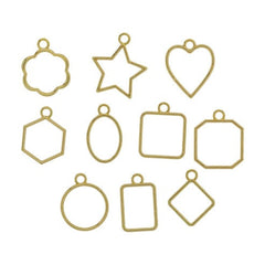 10 In 1 Golden Small Bezels Set