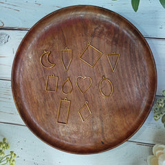 10 PC. GOLDEN COLOR BIG BAZELS
