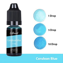 Blue Cerulean Candle Liquid Color