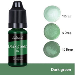 Dark Green Candle Liquid Color