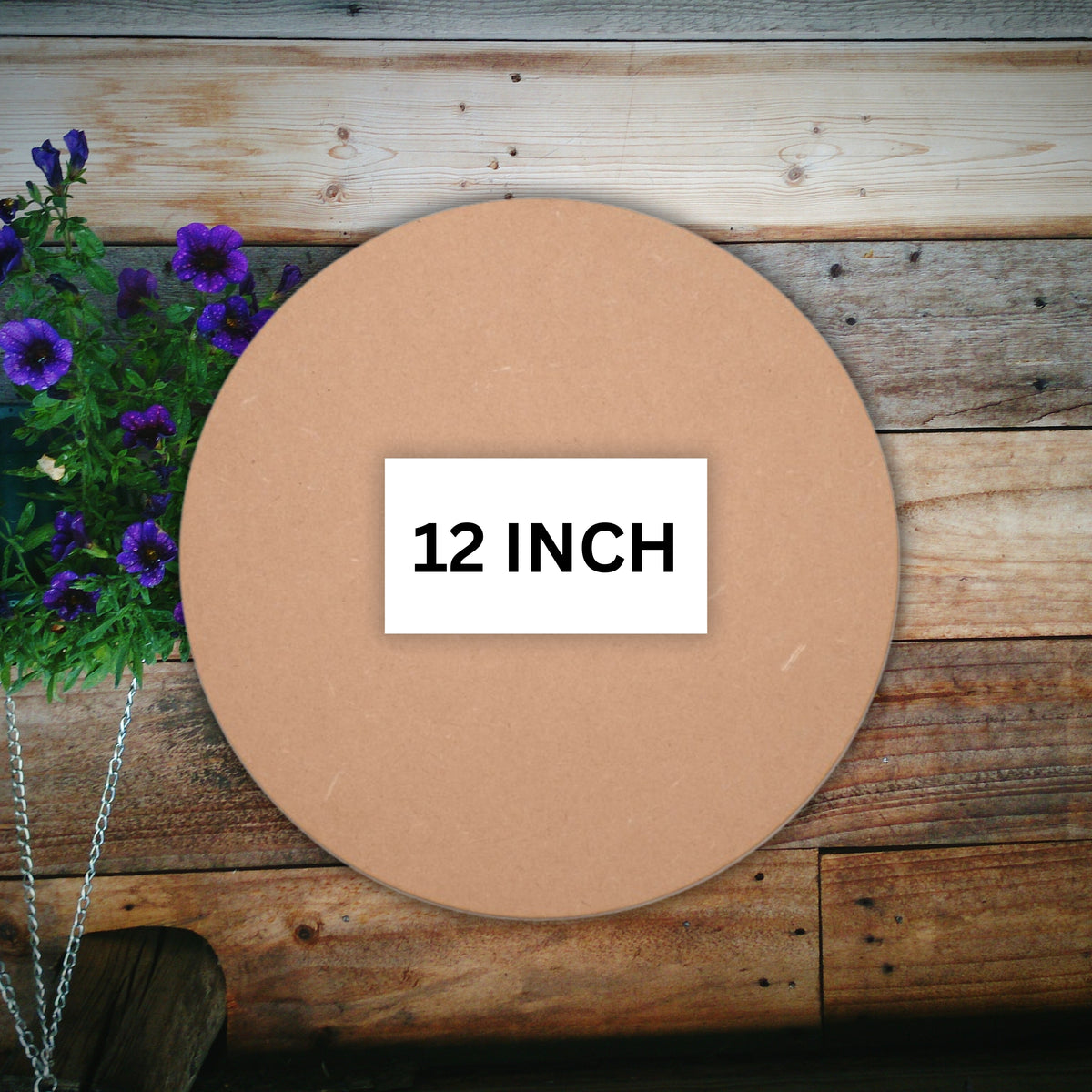 12 INCH MDF CLOCK BASE