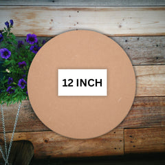 12 INCH MDF CLOCK BASE