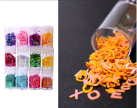 alphabet glitter set