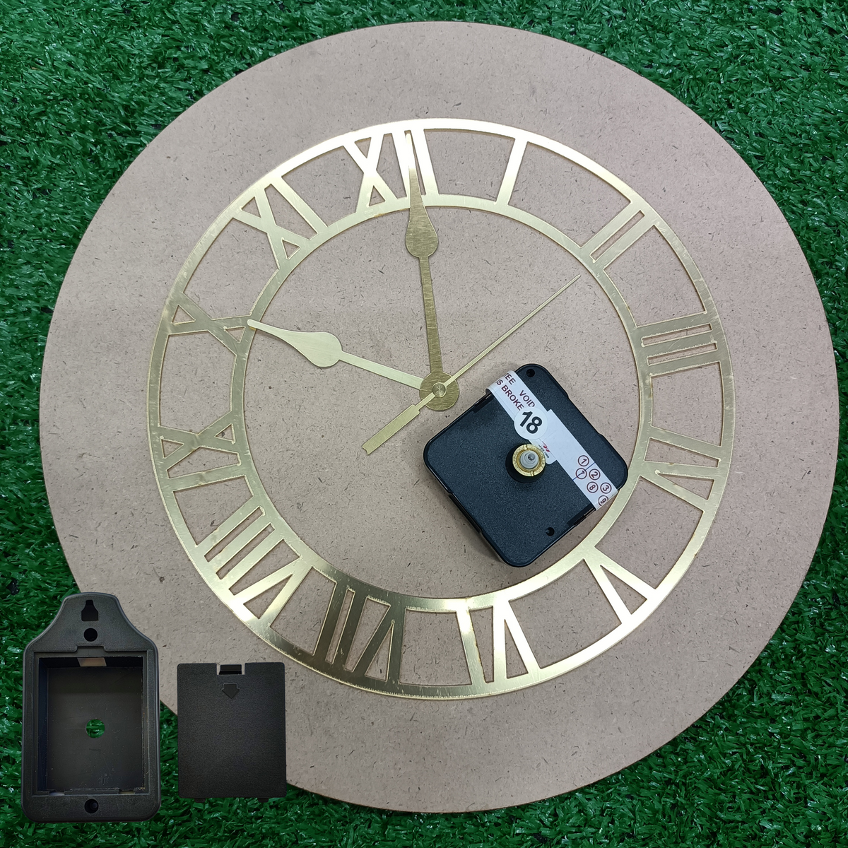12 inch clock set with roman ring