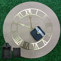 12 inch clock set with roman ring