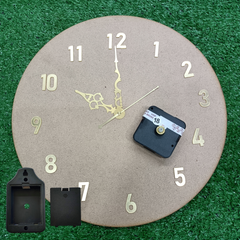 12 inch clock set with Numbers