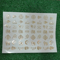 14 SOPAN A4 EMBOSS STICKER SHEET