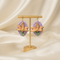 Handmade Jewelry Earring, Polymer clay B1-27