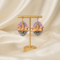 Handmade Jewelry Earring, Polymer clay B1-27