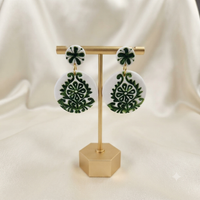 Handmade Jewelry Earring, Polymer clay B1-31