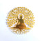 Kalpavruksha Mahavir Bhagwan(God Swami) Acrylic Cutout - Golden