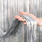 Silver Foil Curtain for Party Decoration (pack of 2)
