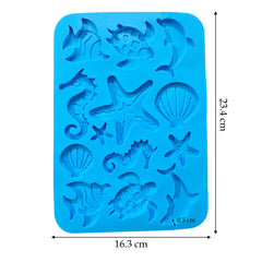 Ocean Animals Mix Silicone Mould for Candle Concrete Casting