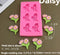 6 cavity mini daisy bouquet embed mould