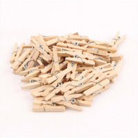 Natural Wooden Clips 3 CM size