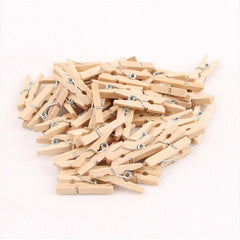 Natural Wooden Clips 3 CM size