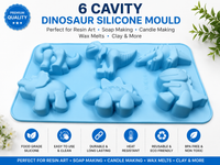6 Cavity Dragon Silicone Mould