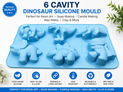 6 Cavity Dragon Silicone Mould