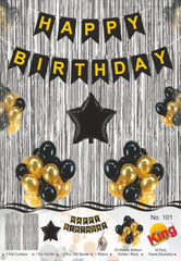 Silver, gold & black color theme combo kit