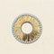 Gota Work Pearl Ring – Handmade Gold Pleated Ribbon Circle for Rakhi, Torana & Craft Making