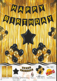 Golden & black theme birthday