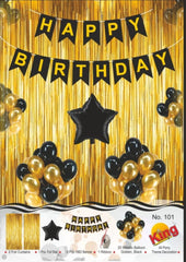 Golden & black theme birthday