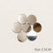 Round Mirror Pieces 2.5 cm | Small Glass Mirrors for Lippan Art, Mirror Work & DIY Craft