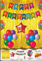 multi color birthday kit