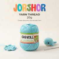 Oswal Cashmilon Yarn Thread – 20g ( Sky Blue Colour )