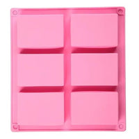 6 Cavity Rectangle Soap Mould (100 gm)