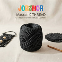 Macramé Thread– 200g ( Black Colour )