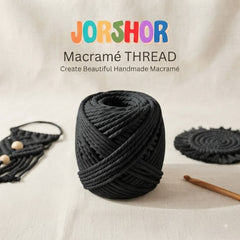 Macramé Thread– 200g ( Black Colour )