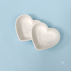 Concrete Heart Dish Handmade Cement Heart Trinket Tray & Ring Dish