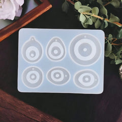 6 in 1 evil eye keychain mould
