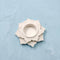 Concrete Lotus Tealight Holder – Handmade Cement Flower Candle Stand for Diwali & Pooja Decor