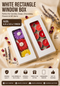 Tea Light Candle Packing Box with Transparent Window